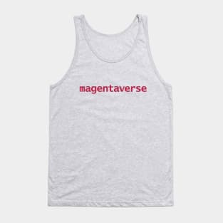 Magentaverse Typography in Viva Magenta Tank Top